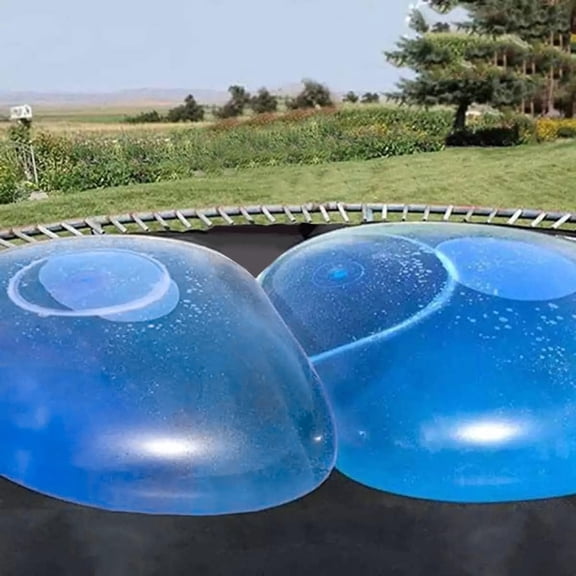 CYFW 47 Inch Giant Water Bubble Ball, Inflatable Water-Filled Ball Soft Rubber Ball for Outdoor Beach Pool Garden Party Large (Durable Bubble Ball Blue)