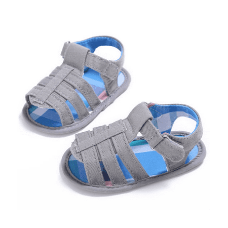 

TSEXIEFOOFU Summer Baby Sandals Infant Boys Soft sole Non-Slip First Walkers Shoes