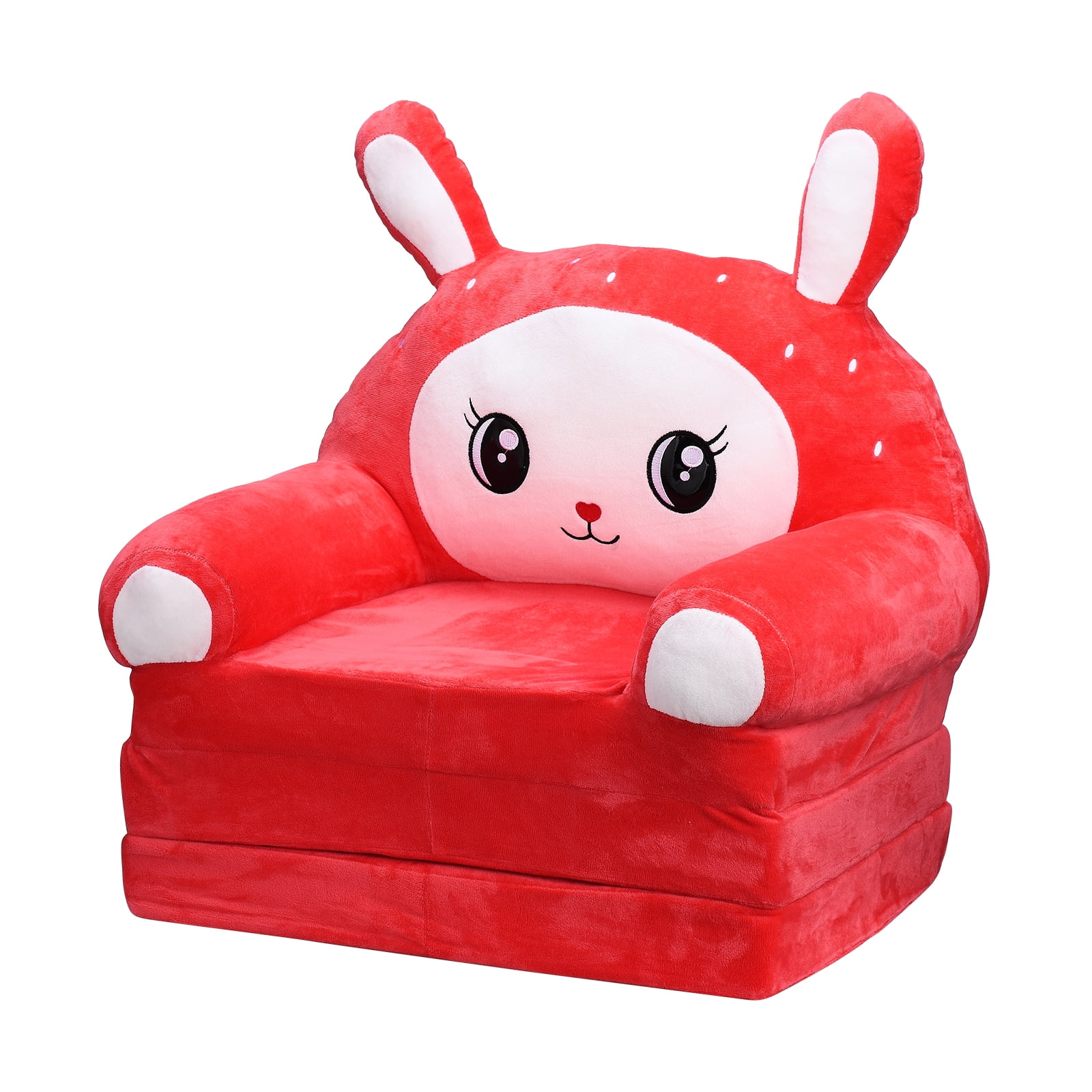 Foldable Sofa Plush Sofa 2 in 1 Cartoon Foldable Children Sofa,Cute