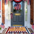 thumbnail image 2 of SIfdSeng Custom Last Name Doormat for 4th of July Patriotic Front Door Welcome Mat with and Design, 2 of 8
