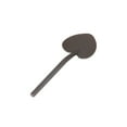 thumbnail image 3 of Restaurantware-3.5 Inch x 1.3 Inch Heart Spoons, 500 Disposable Mini Plastic Spoons - Heart-Shaped, For Desserts, Gray Plastic Tasting Spoon, For Parties Or Events, 3 of 11