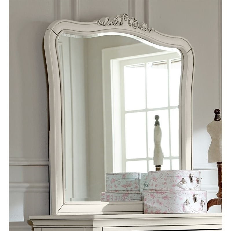 childrens white dresser with mirror