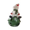 thumbnail image 1 of Campana de hierro Macarena decoración navideña Figura de resina Muñeco de nieve, 1 of 8