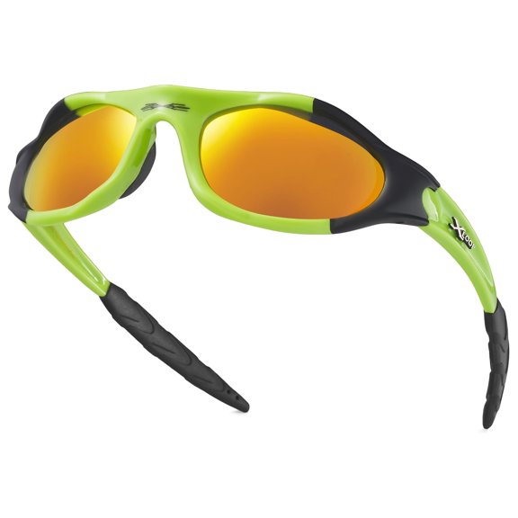 Youth Sports Polarized Sunglasses for Boys Kids Teens Age 8-16 Baseball Cycling Running Glasses