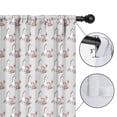 thumbnail image 4 of Blackout Kids Curtains,Grey Cartoon Unicorn Rainbow Pattern Childrens Insulated Curtains Set Of 2,Bedroom Essentials,Toddler Room Decor 42"x54", 4 of 5