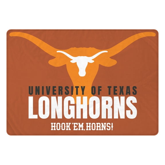Pegasus Texas Longhorns 60" x 90" Oversized Slogan Fade Ultra Cozy FAN-mily Blanket