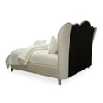 thumbnail image 4 of Michael Amini Villa Cherie Cal. King Channel Tufted Velvet Bed - Caramel, 4 of 6
