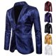 thumbnail image 4 of Traje de hombre estilo palacio diseño Dark Road moda un botón a juego traje de hombre de corte entallado, 4 of 6