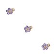 thumbnail image 4 of Sonducket Catch Clip Crystal Side Sweet Korean Hairpin Decoración Crystal Ins Hair Claw Moda Mujer Fiesta Compras Picnic Púrpura Type1 NO1, 4 of 6