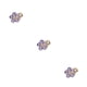 thumbnail image 4 of Sonducket Catch Clip Crystal Side Sweet Korean Hairpin Decoración Crystal Ins Hair Claw Moda Mujer Fiesta Compras Picnic Púrpura Type1 NO1, 4 of 6