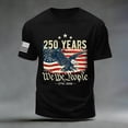 thumbnail image 5 of Leey-World 4th Of July Shirts for Men 1776-2026 250th Birthday Patriotic American Flag T-Shirt 4th of July Shirt(Black,XL), 5 of 5