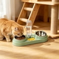 thumbnail image 2 of Qholemyo Multi Purpose 2 In 1 Pet Bowl Pet Food Bowl Food Water Feeding Bowl For Cats And Dogs, 2 of 6
