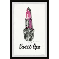 Marmont Hill Sweet Lips Framed Wall Art