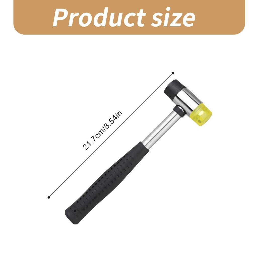 Rvaymup Round Leather Hole Punching with Hammer Hollow Punching Set Leather Hole Punching Tool