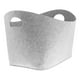 thumbnail image 3 of Cesta de lavandería para ropa, juguetes, libros, periódicos, cesta de almacenamiento de fieltro plegable, contenedores de almacenamiento abiertos con gris claro mayimx cesta de estantería, 3 of 9