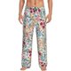 thumbnail image 1 of Fotbe Trendy Floral Design Pantalones de Pijama para Hombre, Pantalones de Dormir, Pantalones de Casa con Cintura Ajustable y Bolsillos-X-Large, 1 of 6