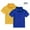 Yellow, variant on Piuwrlz Kids School Uniform Shirt 12 Years Boys polo T-Shirts Round Neck School Uniform T Shirt Black Size 12 Years