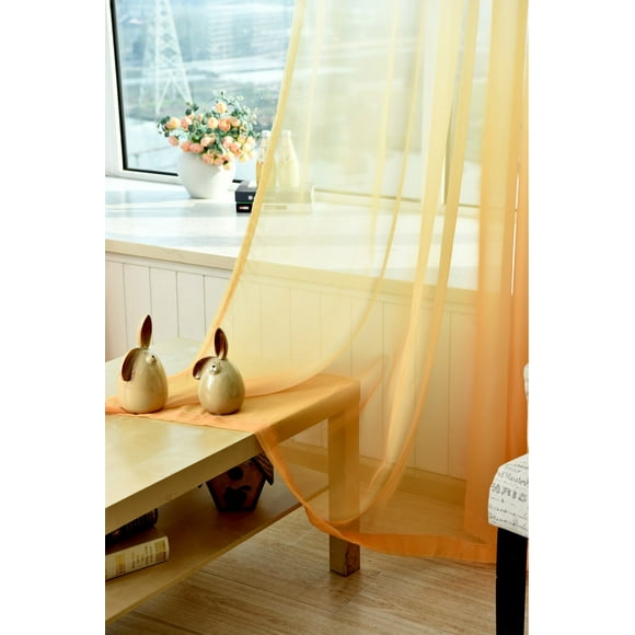 Sheer Window Valance, Voile Curtain Panel, Light Filtering Design, Elegant Home Decor, for Living Rooms, Energy-Saving Blinds, Transparent Fabric, Easy Installation, Modern Window Akmoler