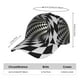 thumbnail image 2 of Fotbe 3D Vortex Illusion Gorro Clásico de Béisbol, Gorra Ajustable con Broche Snapback, Gorro de Exterior de Algodón Suave, 2 of 6