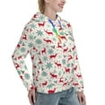 thumbnail image 6 of Cauagu Vintage Christmas Reindeer for Women's Hooded Sweatshirts Pullover Hoodie for Women Fall Workout Sweat Long Sleeve Preppy Sweatshirts-Medium, 6 of 7