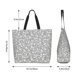 thumbnail image 5 of Balery Dice Cubes Bolsa Tote Estilo Estético con Cremalleras, Bolsa de Hombro, Bolsa de Compras Grande y Plegable, 5 of 8