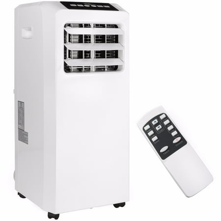 Ensue 8000 BTU 4in1 Air Conditioner Remote Dehumidifier Cooler, with Vent (Best No Vent Portable Air Conditioner)