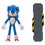Sonic the Hedgehog 2 with Snow Rider 4 Articulated Action Figure