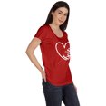 thumbnail image 2 of Inkmeso Womens Scoop Neck Besties Typographic BFF Friend Cotton Tee Tops, 2 of 9