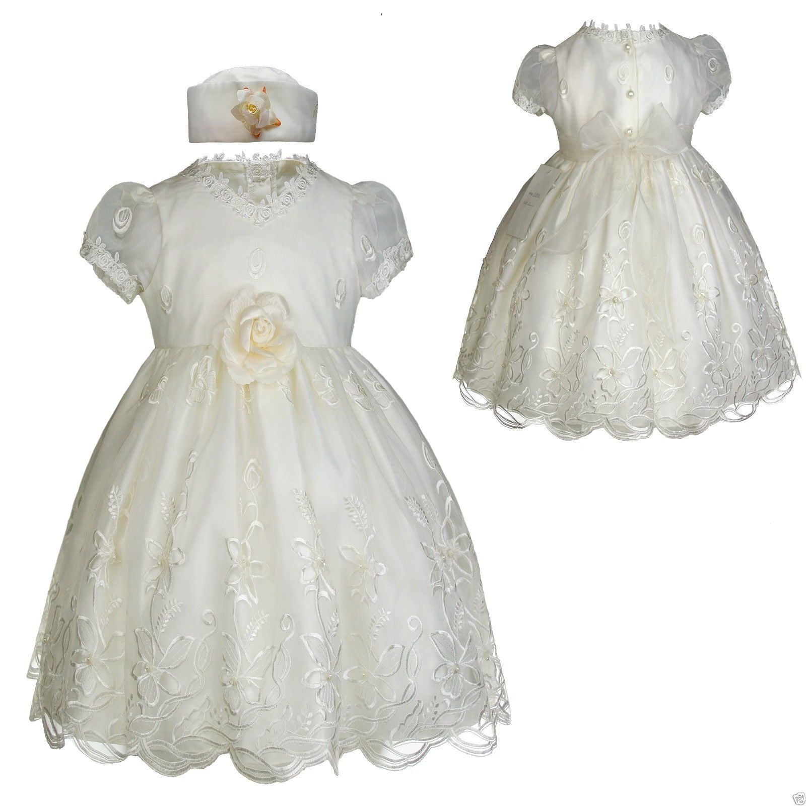 0-36M Details about   NTG Baby Girl & Toddler Easter Wedding Formal Party Dress White sz:S-XL 