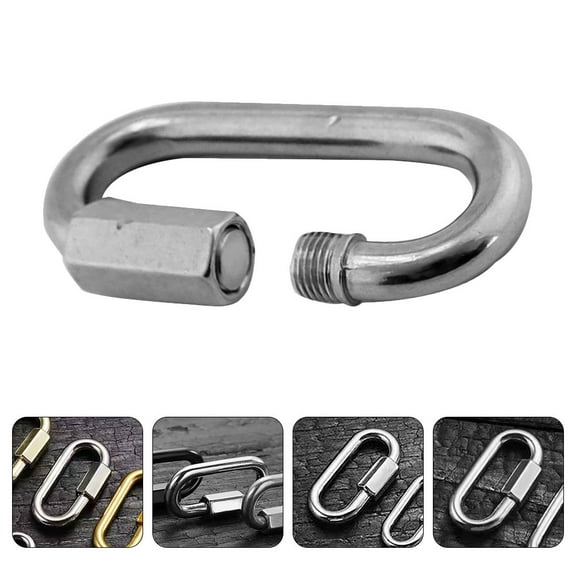 Raindrops 5 Pcs Heavy Chain Link Stainless Steel Connecting Ring 3.90X2.00X2.00CM