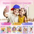 thumbnail image 3 of Smartphone Hetszal Kids para niñas de 3 a 8 años con cámara dual, color rosa, 3 of 7