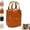 Brown, variant on 2024 Large Capacity Travel Makeup Cosmetic Bag Organizer with Removable Divider and Convenient Carry Handle