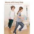 thumbnail image 4 of Pantalones de Pijama para Niños PATPAT a Cuadros Gris y Negro Talla 9-10 años, 4 of 7