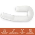 thumbnail image 2 of MedCline Therapeutic Full Body Pillow - Pillow for Side Sleepers - Shredded Memory Foam, Removable Cover - Small - 5'1" & Below, 1 Ct, 2 of 9