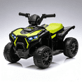 thumbnail image 2 of 6V Ride on ATV Toys for Kids 3-5, Mini Battery Powered Motorized Quad for Kids with Anti-Slip Wheels, Toddler Car for Girls Boys, Green, 2 of 6