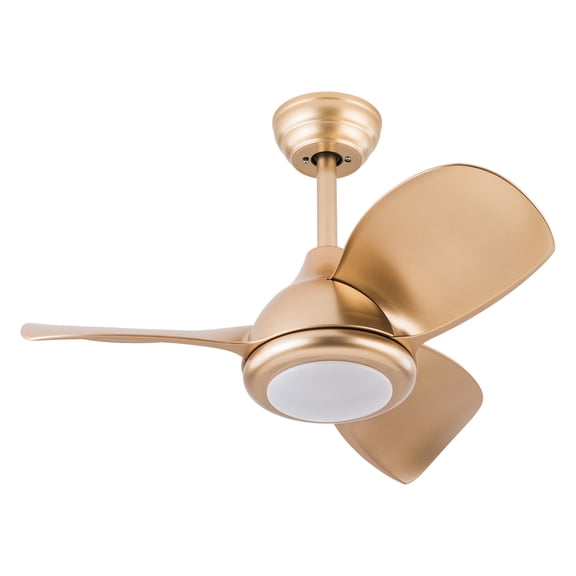 Wildnix Ceiling Fans, 30-Inch, Adjustable Height, 6-Speed Remote Control, Warm/Neutral/White Light, Energy Efficient for Home or Office