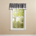 thumbnail image 2 of Park Designs Buffalo Check Home Lined Black Valance 60" x 14", 2 of 3