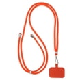 thumbnail image 1 of Lanyard para teléfono inteligente Uxcell, lanyard universal para teléfono celular, correa ajustable para teléfono, lanyard cruzado, parche naranja, 1 of 7