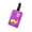 Purple, variant on Loyerfyivos Luggage Tags for Suitcases, Quickly Spot Luggage Identifier Tags, Travel Essentials Accessories Name Tags for Backpacks, Suitcases, Bags, Baggage, Cruise - Flexible Silicone (Yellow)