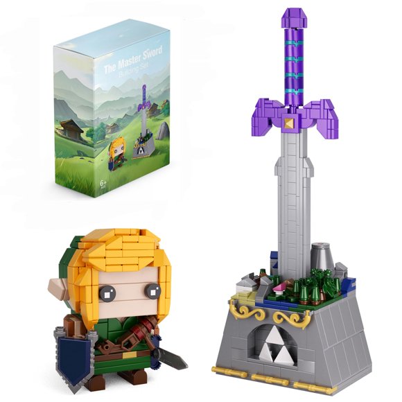Kit de construcción Latephiy The Master Sword con figuras de acción Link