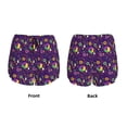 thumbnail image 6 of Sigee Mardi Gras and Donuts for Women's Athletic Shorts High Waisted Running Shorts Pocket Sporty Short Gym Elastic Workout ShortsXX-Large, 6 of 9