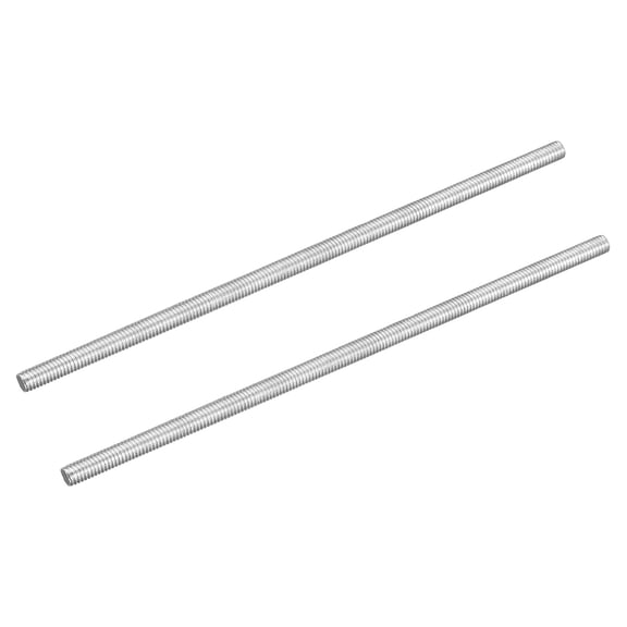 2Pcs M6-1.0x170mm Fully Threaded Rods, 304 Stainless Steel Thread Bar Studs