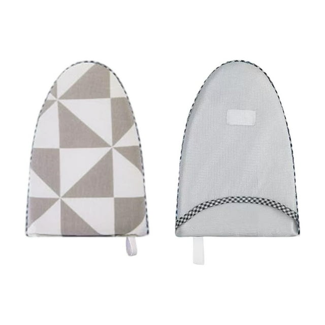 Leodye 1PCS Planche à Repasser Mini Portative à Main Housse Résistante à la Chaleur Tapis de Repassage Portable pour la Maison et le Voyage Vêtements -9.84x6.69 Po