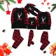thumbnail image 1 of Pijamas de Navidad Para La Familia Trajes A Juego Hombres Merry Cartoon Plaid Ropa de Dormir Pantalones Conjunto Odeerbi ODB189131, 1 of 9
