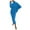 Sky Blue, variant on Women Casual Solid Knitting Slimming Hip Wrap Long Sleeve Turtleneck Sweaters Skirt Suit