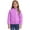 Purple, variant on Aislor Girls Boys Long Sleeve Ultra Lightweight Jacket Coat Winter Warm Puffer Jacket Packable Hooded Coat 3-16 Red 15-16