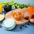 thumbnail image 3 of Manual Food Processor Mini Pull String for Veggies  Ginger  Fruits  Nuts  Herbs  etc  Blue Medium, 3 of 8