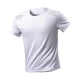 thumbnail image 4 of Tops para hombre, blusas y camisas de manga corta con cuello redondo para hombre, camisetas casuales holgadas deportivas transpirables de seda helada de color liso, camisetas de media manga con cuello, 4 of 4