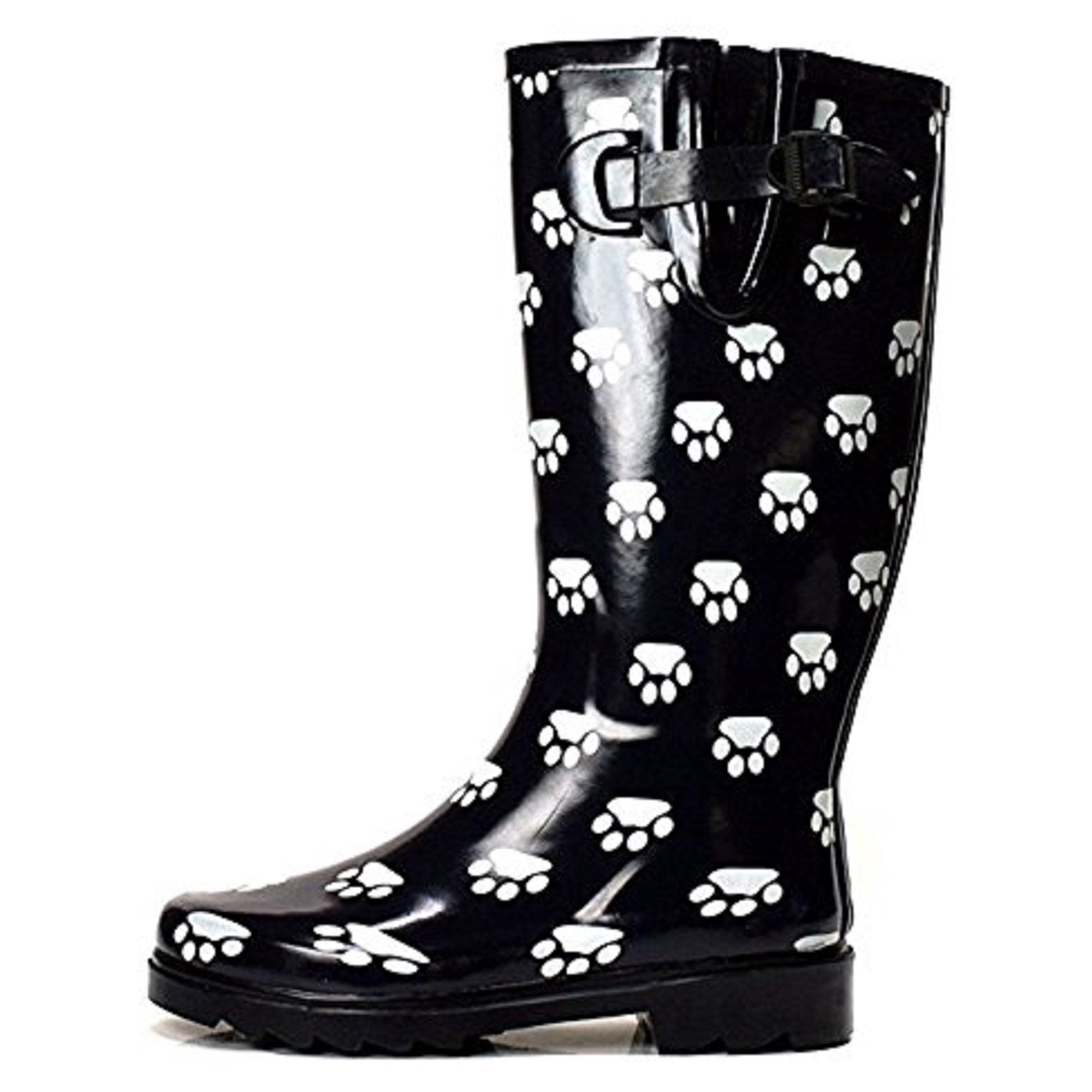 Tanleewa Waterproof Women Rain Boots Anti-Slip Rain Shoes Rubber Boots Shoe Size 9 Adult Female