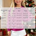 thumbnail image 3 of ITSAME Christmas Sweater for Girls (5-15) Snowflake Polka Dot Print Crewneck Long Sleeve Knit Pullover for Holiday Party Size 7, 3 of 6